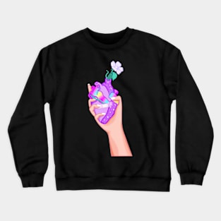 Heart blooming Crewneck Sweatshirt